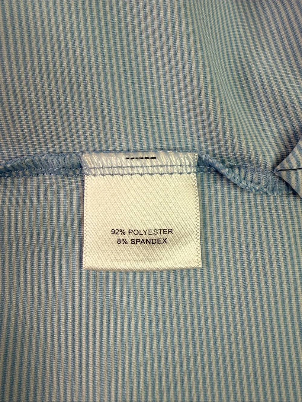 Peter Millar Summer Comfort Performance Golf Polo Shirt Light Blue Size XL
